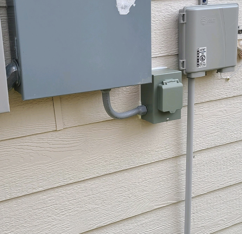 Installation of Inner-locking Generator Power for Back up Electricity during blackout